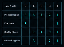 RASCI Based Clear Accountability