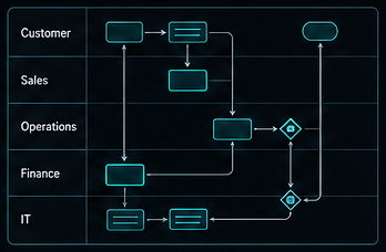 Instant SOPs & Swimlanes